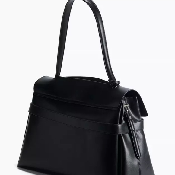 Viral H&M Black Strap Detail Handbag Large Purse - Picture 4 of 4